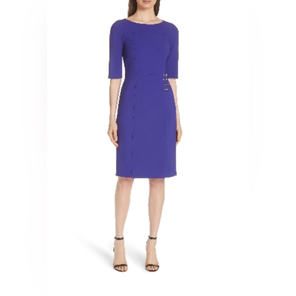 Hugo Boss Disoma Sheath Dress - dark lilac Sz 8
